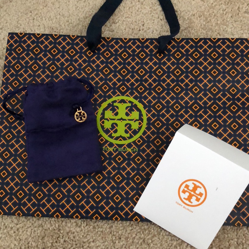 Tory Burch Shopping Bag and Jewelry Dust Bag